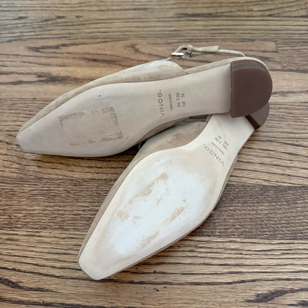 NWOT Vince Suede Slingback - Picture 8 of 8
